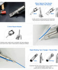 1600W Hot Air Plastic Welder Kit For Roofing And Vinyl PVC TPO Repairs, handheld heat gun welding torch with adjustable nozzles