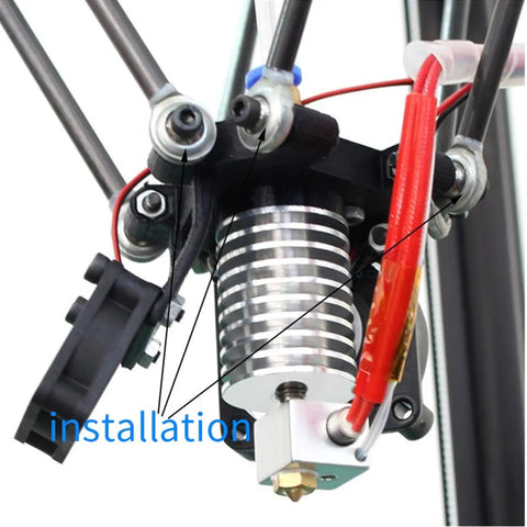 Fisheye Ball Bearing Rod End Joints 12 Pack M3 M4 Female Threaded Bearings For Precision Linkages And 3D Printer Parts Pro Grade Performance Smooth Motion Tough Wear Resistant And Corrosion Proof Design installed on 3D printer linkage