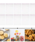 Clear Resealable Cookie Bags 10x15cm Self Sealing Snack Bags OPP Pouches Pack Of 100 displayed for bakery treats and snacks