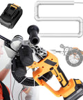 Cordless Electric Wire Puller With Automatic Wall Threading And Dual Motor Power Offering Smooth Variable Speed Settings Plus A Tough 10000Mah Battery, including battery pack and guide shaft.