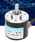 Compact Solid Shaft Encoder for Motion Control, Three Phase 30 kHz, 1000 or 1024 PPR, 5 to 24 V DC, 6 mm Shaft, Space Saving