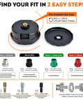 Speed Feed 400 Trimmer Head compatibility and hub size guide for Echo String Trimmers Beefs Up Your Yard Work.
