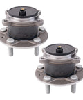 Rear Left And Right Wheel Bearing And Hub Assembly Kit For 2019 2021 Mazda 3 And 2020 2021 CX 30 Front Wheel Drive Two Piece Replacement Set For Easy DIY Friendly Install, showing two hub assemblies.