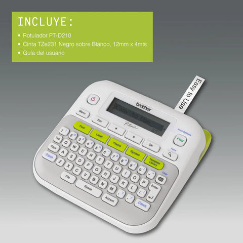 Top Shelf Monochrome Label Maker With No Brainer Setup And Dozen Smart Templates For Fast Home Office Organization prints clear labels using 12mm tape.