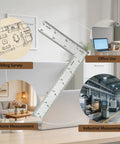 Solid As A Rock Stainless Steel L Shaped Square Ruler Featuring Dead On 4 By 6 Inch Dual Side Etchings used for building survey and home measurement.