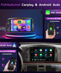 Android 15 Car Stereo With 4 Plus 64GB For Hyundai Sonata 2004 2005 2006 2007 2008 Wireless CarPlay Android Auto 9 Inch Touch Screen Dash Radio GPS WiFi Bluetooth SWC Mirror Link Backup Camera