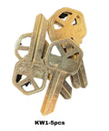 Must Have 25 Piece Residential Key Blank Kit With Five Of Each KW1 SC1 WR5 Y1 And M1 For Home DIY Locksmithing Spares
