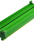 Green 30 Position 24A 400V Screw Terminal Block Distribution Module For DIN Rail Mount, Heavy Duty, 5mm Pitch, Brass Cage for 26-12 AWG Wires
