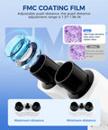 All Purpose Compound Binocular Microscope For Adults Pro Grade And Kids With 40X To 2000X Magnification LED Illumination eyepiece detail