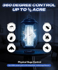 Indoor Outdoor Bug Zapper 4200V Electric Mosquito Killer Waterproof Fly Trap in a living room setting