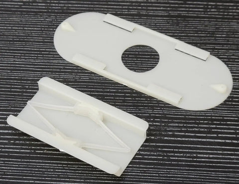 Beekeeping Essentials 10 Pack Plastic Bee Escape Doors For Hives One Way Exit Gates Odorless 4.4 x 1.7 Inches on striped surface
