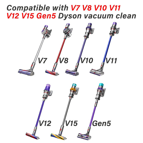 Compatible with V7 V8 V10 V11 V12 V15 Gen5 Dyson vacuum cleaners lineup