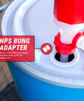Food Grade BPA Free 55 Gallon Drum Water Pump For Emergencies Disaster Ready Manual Hand Siphon with NPS bung adapter
