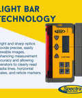 Leveling Laser Receiver Kit With C70 Rod Clamp And C71 Magnetic Mount For Small Grading And Excavation Gear Battery Powered Patented Reception Technology Includes 3 AA Batteries And User Guide, yellow receiver