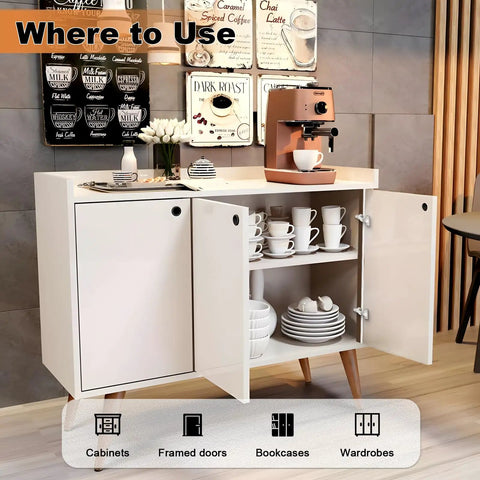 Soft Close Cabinet Hinges Two Pairs Brushed Satin Nickel Full Overlay 110 Degree Clip On Design With Mounting Screws Top Shelf Gear Zero Hassle Install Heavy Duty Kitchen Hardware