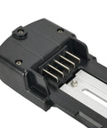 Beefy E Bike Bottom Base Mount Plate with 5 Pin Interface, close-up of heavy duty ABS bracket for secure battery install