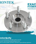 Front Wheel Hub And Bearing Set For Hyundai Santa Fe 2001 To 2006 And Tucson 2005 To 2009 And Kia Amanti 2004 To 2006 And Sportage 2005 To 2009 5 Lug Two Piece Without ABS Premium Quality Direct Fit For Your Ride close-up view