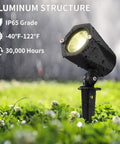 Low Voltage Landscape Light LED 5W Outdoor Spotlight For Yard And Patio IP65 Waterproof 800 Lumens 3500K Warm White with Spike