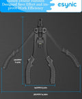 Heavy Duty Rivet Nut Gun Tool Kit With 40% Less Effort And Dual Leverage Design For Fastener Installation Includes Carbon Steel Arms Non Slip Handles plus Eighty Piece Set Of Metric And Sae Mandrels Plus Storage Case, 290mm