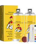 All In One Tile And Stone Repair Kit For Diy Use With Quick Drying Glue To Fix Cracks Chips And Small Damage On Tile Granite And Marble Surfaces Seamless Color Match For Kitchen Bathroom Balcony with multiple color options and tools