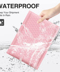 Large Bubble Mailers 12x16 Inch Pack Of 25 No Fuss Usable Inner 12x15 Inch Size Light Pink Padded Envelopes Waterproof