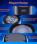 49KHz Ultrasonic Retainer Cleaner Pod With 220ML Capacity features LED display and 304 stainless steel tank for deep cleaning.