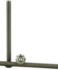 Tough As Nails 18-8 Stainless Steel Socket Button Head Screws, 8-32 threads, 2 inch length in different angles for assembly.