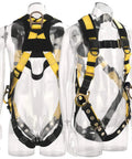 3D Rings Industrial Fall Protection Safety Harness With Leg Tongue Buckles And Shoulder Pad Support ANSI CSA Compliant