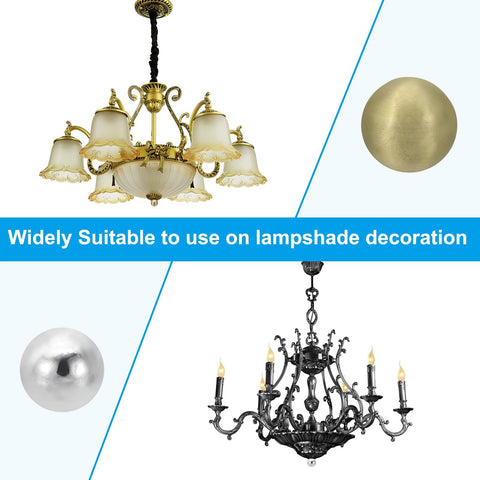 25mm Ball Lamp Finial Caps Knob Set Bronze Finish Solid Brass For Table And Floor Lamps 2 Pack with decorative uses