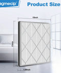 Two Pack HE401 Replacement Filter For Air Purifier 4 Models Including HE400 HE401 HE402 HE405 UA415, product size dimensions