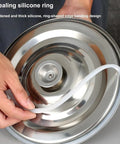 Sealing silicone ring for Cool Heavy Duty Storage Bucket With Secure Lids, 304 Stainless Steel Milk Can And Wine Pail Tote.
