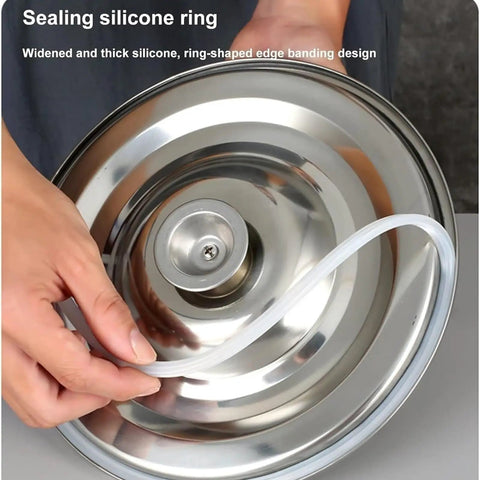 Sealing silicone ring for Cool Heavy Duty Storage Bucket With Secure Lids, 304 Stainless Steel Milk Can And Wine Pail Tote.