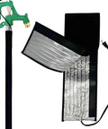 Heavy Duty Water Pipe Heat Blanket 38.5 By 6 Inches For Freeze Protection, 120V Thermostat With Max 140F shown on green faucet