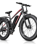 All Terrain Fat Tire Electric Bike For Adults With 1000W Peak Motor, 20 MPH Top Speed, 60 Mile Range, 26 Inch Fat Tires, 48V 13Ah Battery