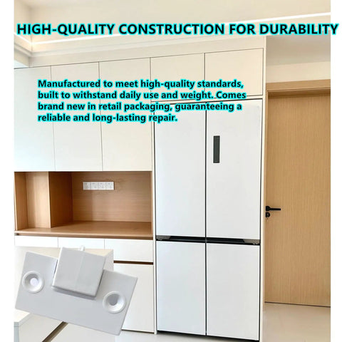 Refrigerator Hinge Shelf Assembly Replacement DA97-05251B Direct OEM Fit for top brand models shown with fridge and hinge detail.