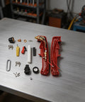 Plasma Torch Heads And Handles Kit For Easy Weld 20P 251 Plasma Cutters With IPT-20C Replacement Torch Assembly laid out on table
