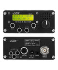 Front and back view of 8 Band Shortwave Radio Transceiver With LCD Display, Portable HF SSB SDR QRP Ham Radio For Amateur Operators