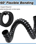 Heavy Duty Flexible Air Extractor Duct Hose, Badass Lab Fume Capture Arm, flexible 360° bending design for smoke extraction.