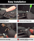 Step-by-step installation guide for Tailgate Hinge And Bushing Insert For 2007-2024 Tundra SR And SR5 Right Passenger Side Replacement