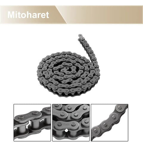 Heavy Duty 10 Foot Roller Chain Kit With Connectors For Pulp Paper Mills And Sugar Factories Reliable Industrial Conveyor传动 Links That Hold Up Under Stress, coiled steel chain