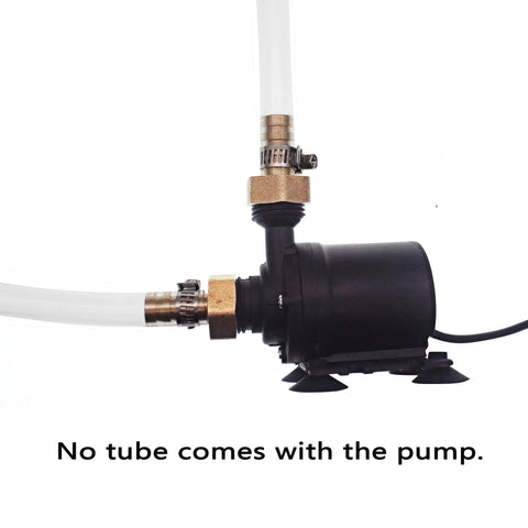 Smooth Operator DC 12V Solar Hot Water Circulation Pump with brass fittings, submersible connections, and ETL listed power adapter.