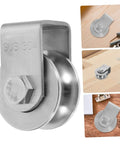 Stainless Steel Door Pulley Wheel Built Tough Track Roller for Sliding Gates Smooth Operation and Quiet Performance Durable Gate Roller for Doors and Lifting Equipment Easy Installation