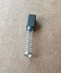 Close-up of a single 10 Pack Carbon Motor Brushes For Home Sewing Machines 5x5x12mm Replacement Set 250W Compatible brush with spring
