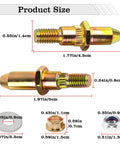 Product size of Door Hinge Pin And Bushing Repair Kit For 1999 Through 2007 Chevy Avalanche Silverado Suburban Tahoe GMC