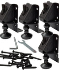 Heavy Duty Leveler Legs With Lock Nuts For Furniture Cabinets And Workbenches Adjustable Shop Grade Glides set with screws and tools, 4 pack.