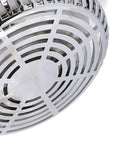 Dpofirs Bathtub Backwater Suction Drainer, PVC Massage Water Suction with chrome plated mesh design, 48mm diameter.