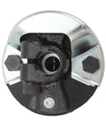 Bulletproof Steel Steering Coupler Joint Featuring 1 Inch DD Connection And Precise 36 Splines top view with heavy-duty metal construction.