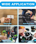Wide application of 240 Pieces 4-40 Phillips Pan Head Machine Screws Nuts And Washers Assortment Kit for various DIY projects.