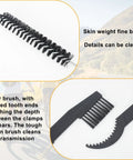 Close-up of brushes from the Six Piece Bike Chain Cleaner Kit with Three Brushes and Cleaning Tools for Mountain Bike Motorcycle and E Bike Rust Removal and Maintenance Durable Pro Grade Cleaning System for All Weather Riders and Everyday Trail Maintenance