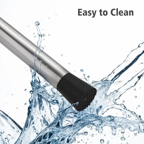 8 Inch Stainless Steel Cocktail Muddler For Mojitos And Fruit Drinks Heavy Duty Bar Tool Easy To Clean in water splash